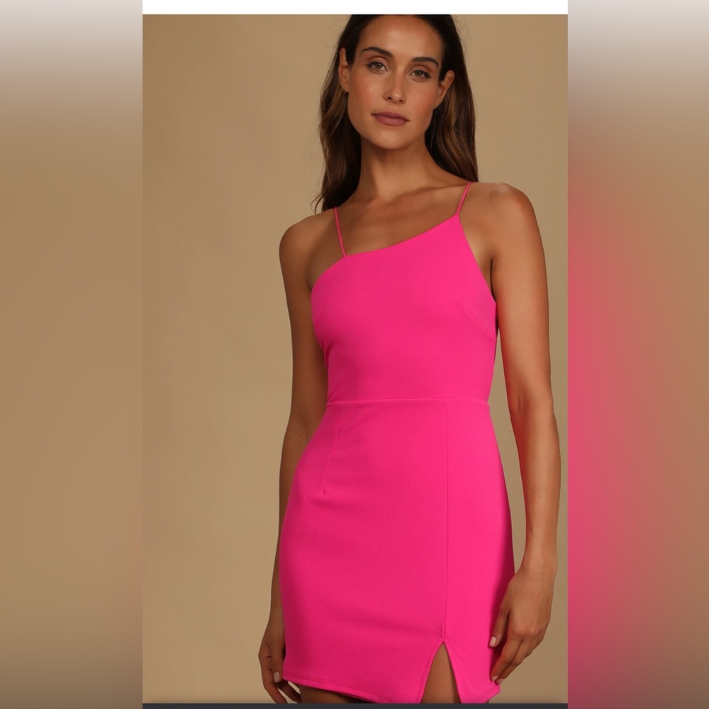 Lulu’s Party for Two Asymmetrical Bodycon Mini Dress NWT in XL